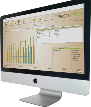 EcoOffice on the iMac